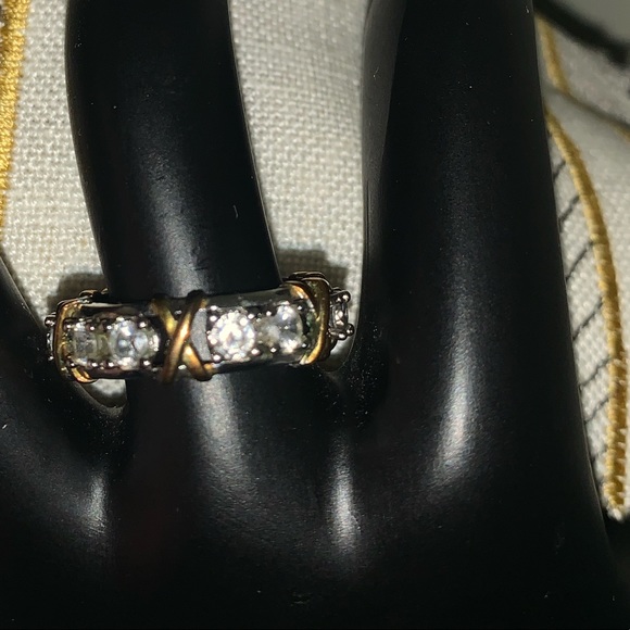 (2for$30)Zircon Jewelry Ring Size 9 - Picture 3 of 9